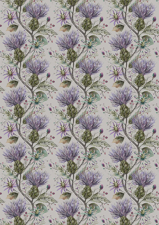 Varys Violet Wide-Width Wallpaper