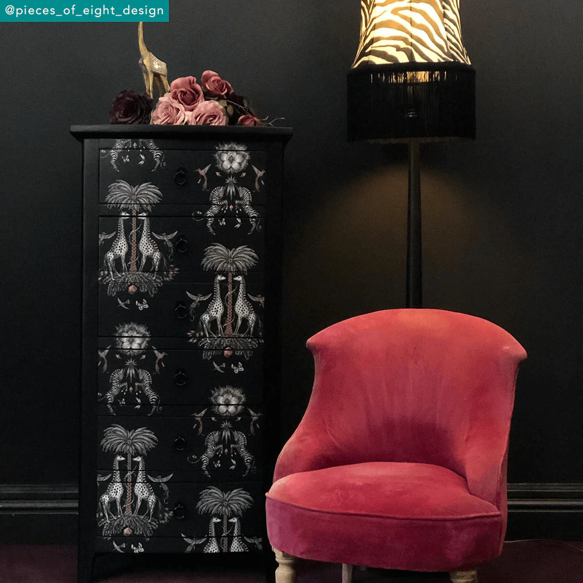 Creatura Room Wallpaper - Black