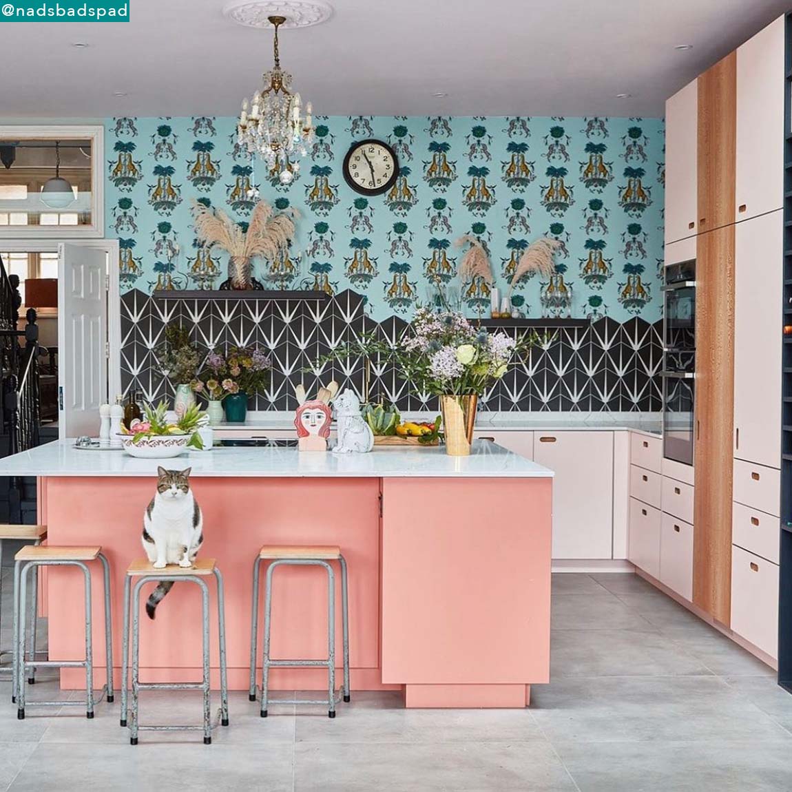 Creatura Room Wallpaper - Teal