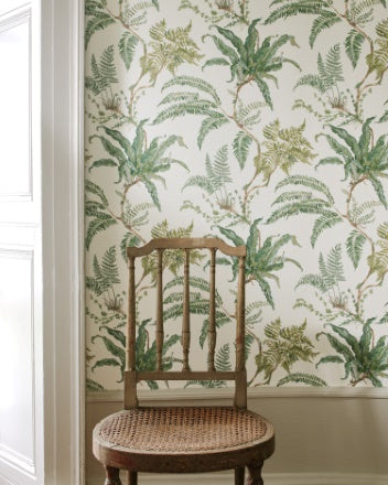 Woodfern Wallpaper - Green - Colefax & Fowler