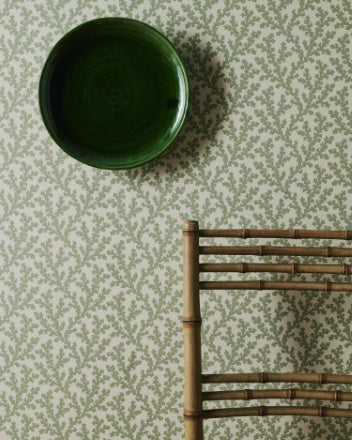 Sea Coral Wallpaper - Green - Colefax & Fowler