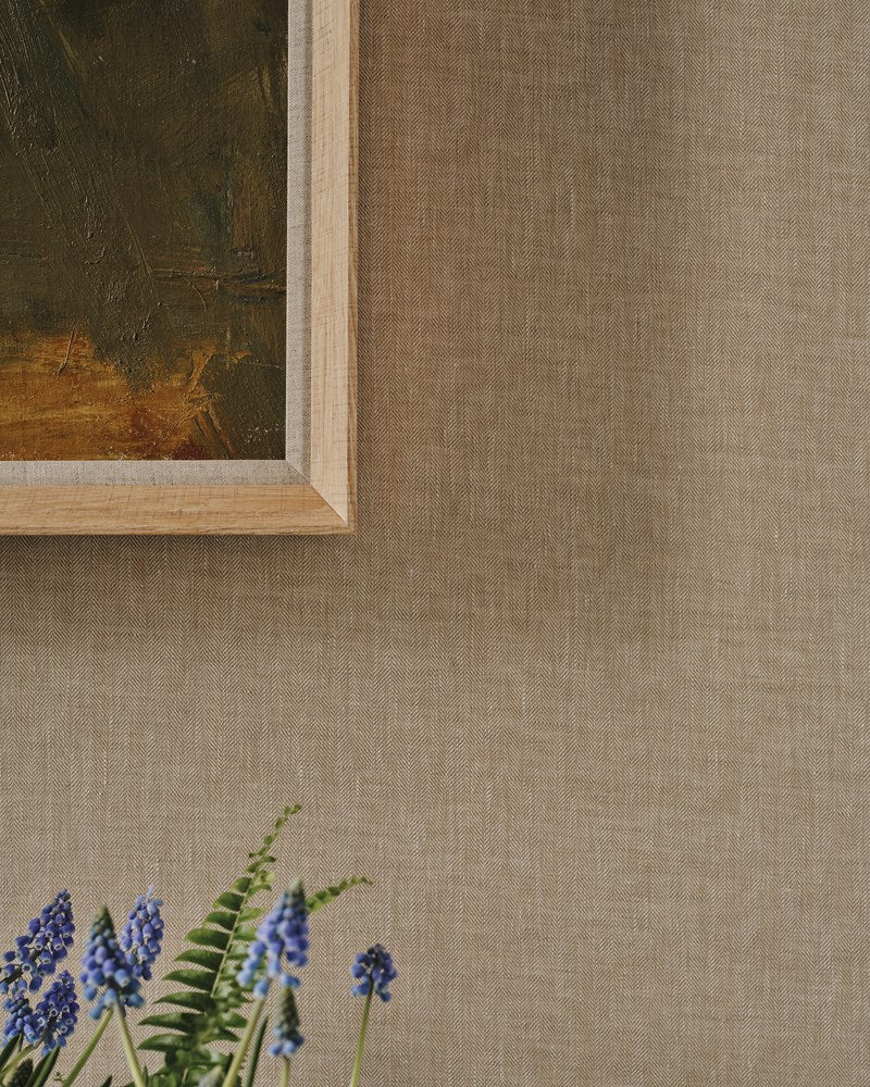 Hector Wallcovering Wallpaper - Cream - Colefax & Fowler