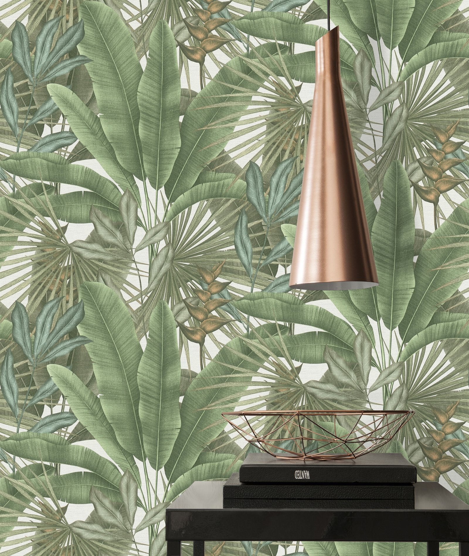 Welcome Home Tropical Leaves Wallpaper - Green - Galerie