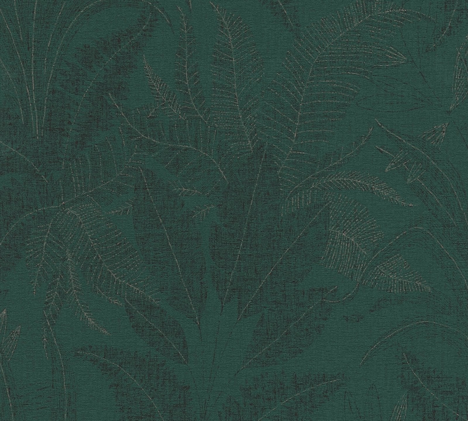 Welcome Home Botanical Leaves Wallpaper - Green - Galerie