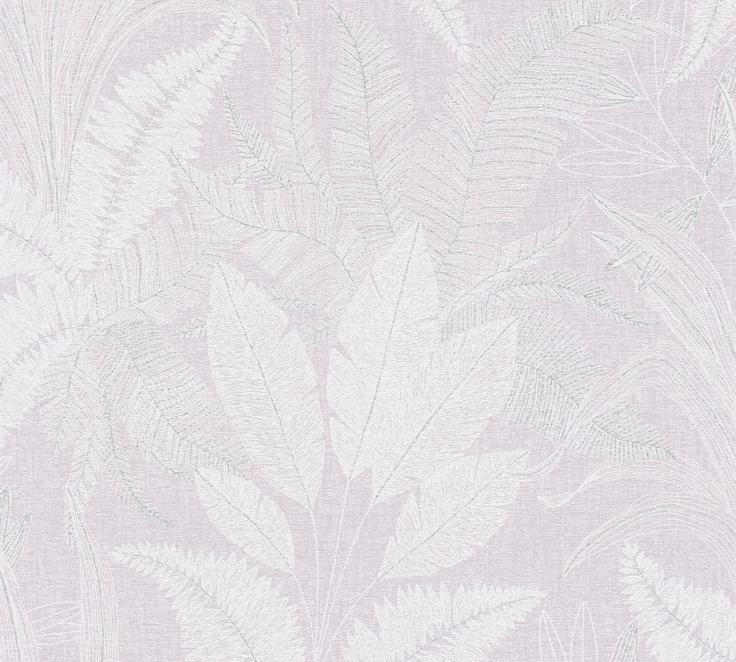 Welcome Home Botanical Leaves Wallpaper - White - Galerie