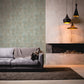 Welcome Home Distressed Metallic Texture Wallpaper - Silver - Galerie