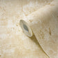 Welcome Home Distressed Metallic Texture Wallpaper - Sand - Galerie