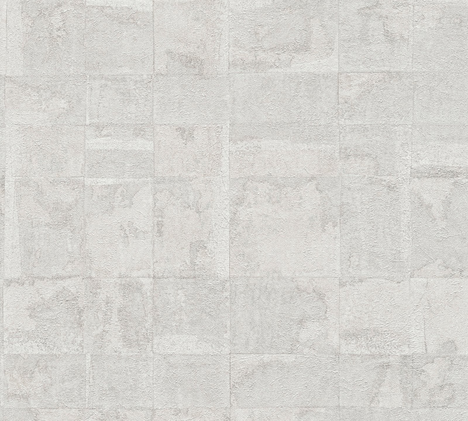 Welcome Home Squares Wallpaper - White - Galerie