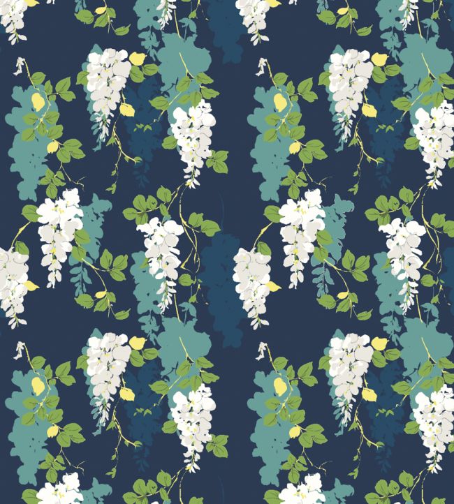 Wisteria Fabric - Green