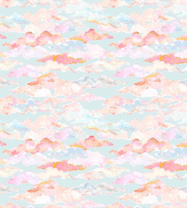 Les Nuages Wallpaper - Pink