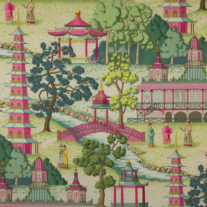 Pagoda Fabric - Multicolor