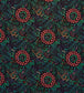 Marquess Garden in Cotton Velvet Fabric - Green