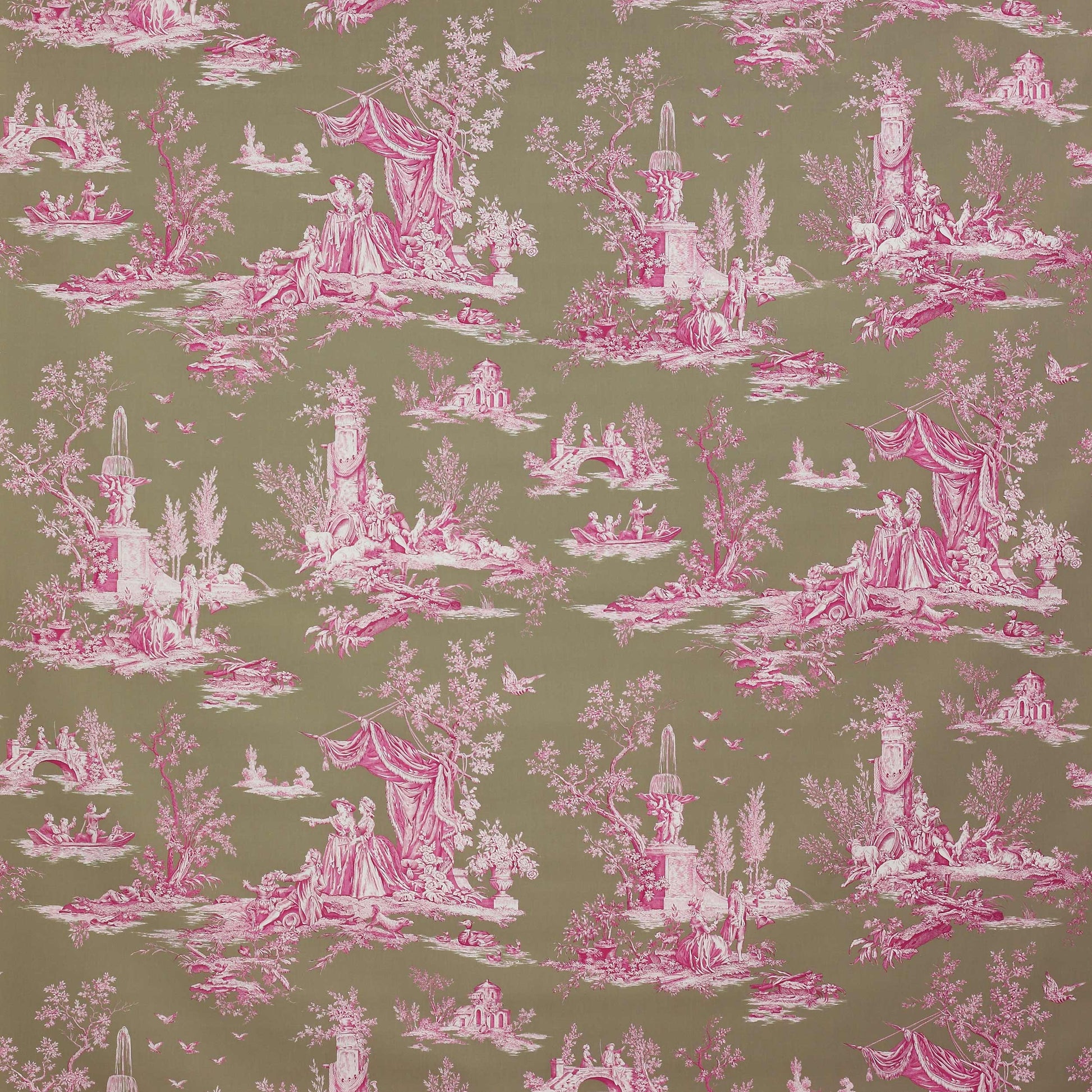 Jardin du Luxembourg Fabric - Green 