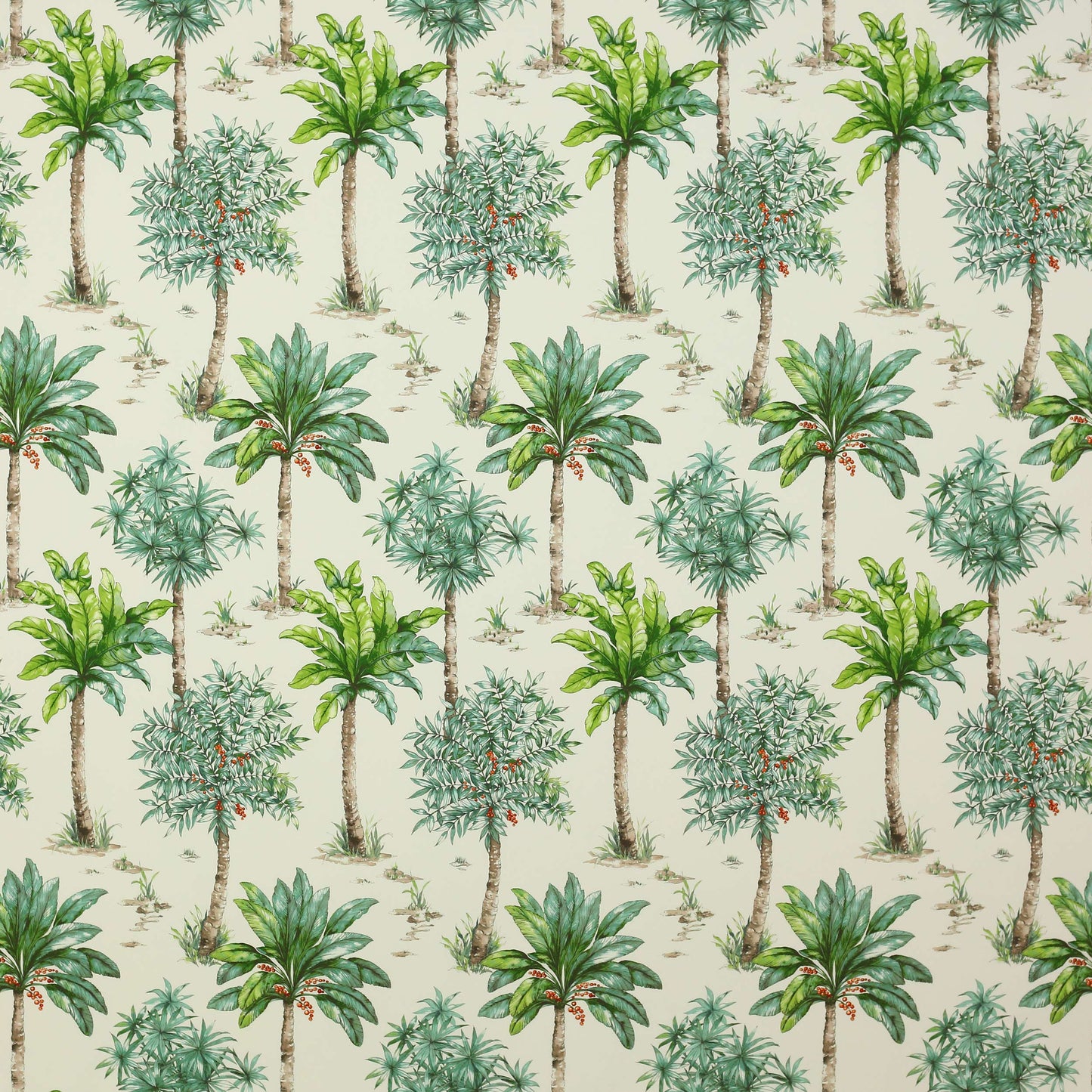 La Palmeraie Fabric - Green