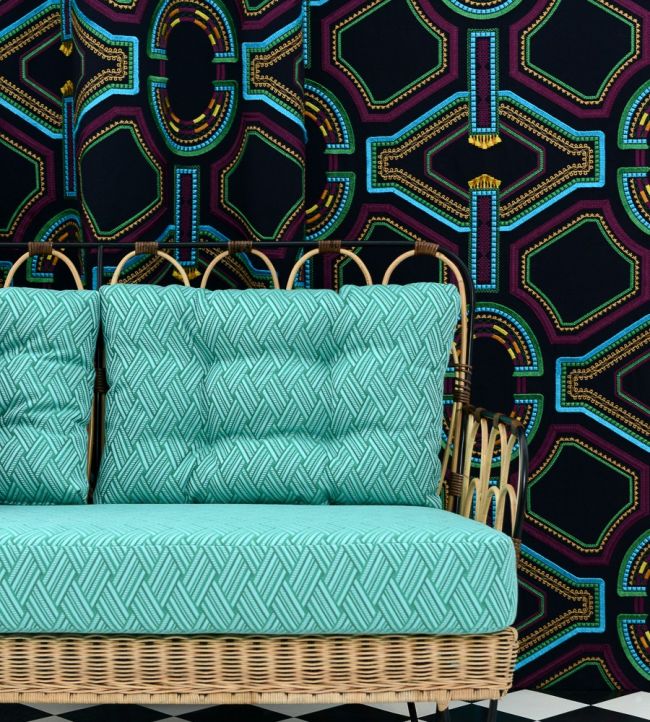 Vacoa Room Fabric - Teal