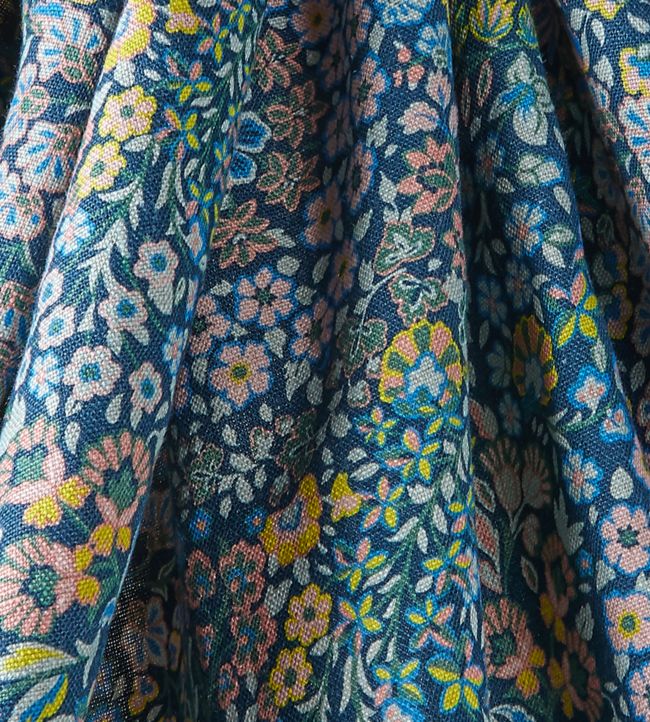 Marquess Garden in Ladbroke Linen Room Fabric 2 - Blue