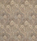 Hera Feather in Vintage Velvet Fabric - Brown