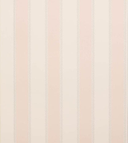 Graycott Stripe Wallpaper - Pink - Colefax & Fowler