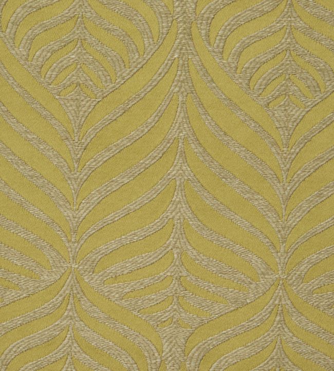 Quill Weave in Yarn Jacquard Fabric - Yellow 