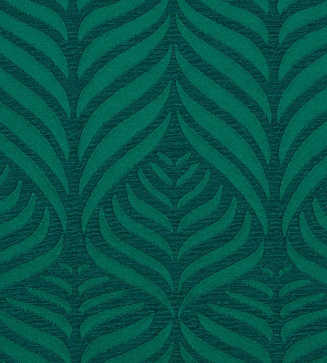 Quill Weave in Yarn Jacquard Fabric - Green 