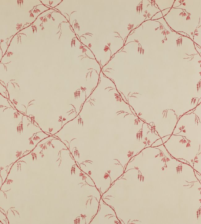 Roussillon Wallpaper - Pink - Colefax & Fowler