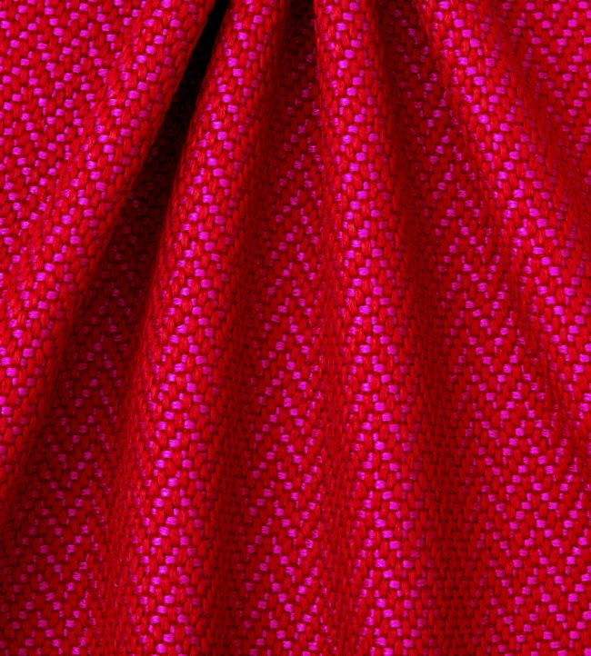 Marquee in Painswick Weave Room Fabric 2 - Red