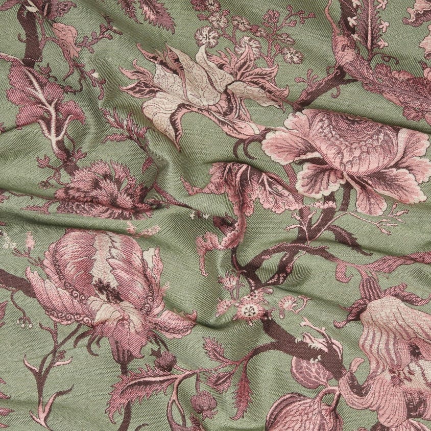 ARTEMIS Jacquard Fabric - Green - House of Hackney
