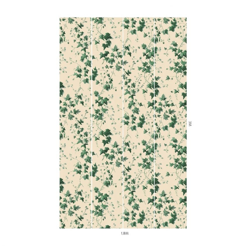 HEDERA Wallpaper - Green - House of Hackney