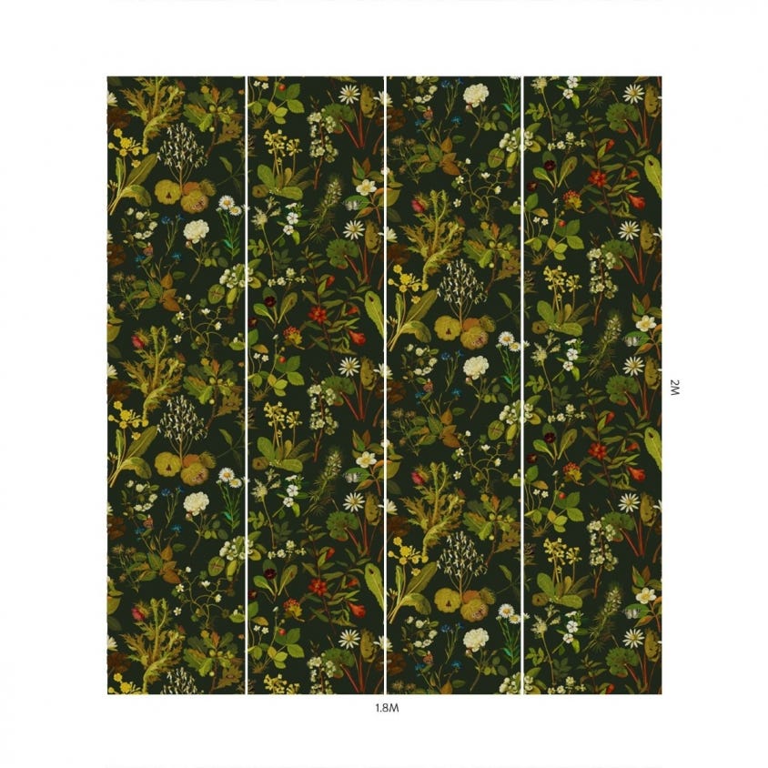 HERBARIUM Wallpaper - Green - House of Hackney