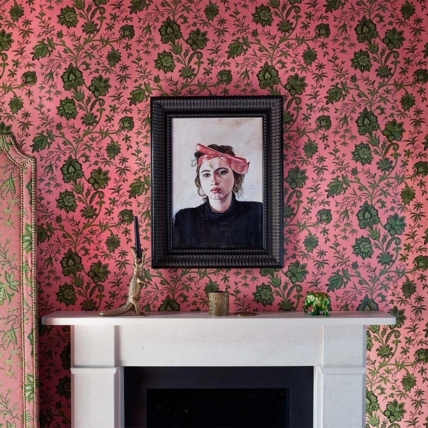 INDIENNE Wallpaper - Pink - House of Hackney