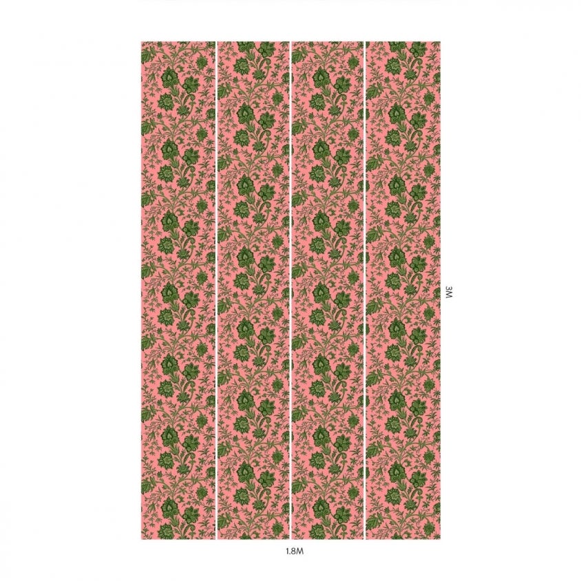 INDIENNE Wallpaper - Pink - House of Hackney