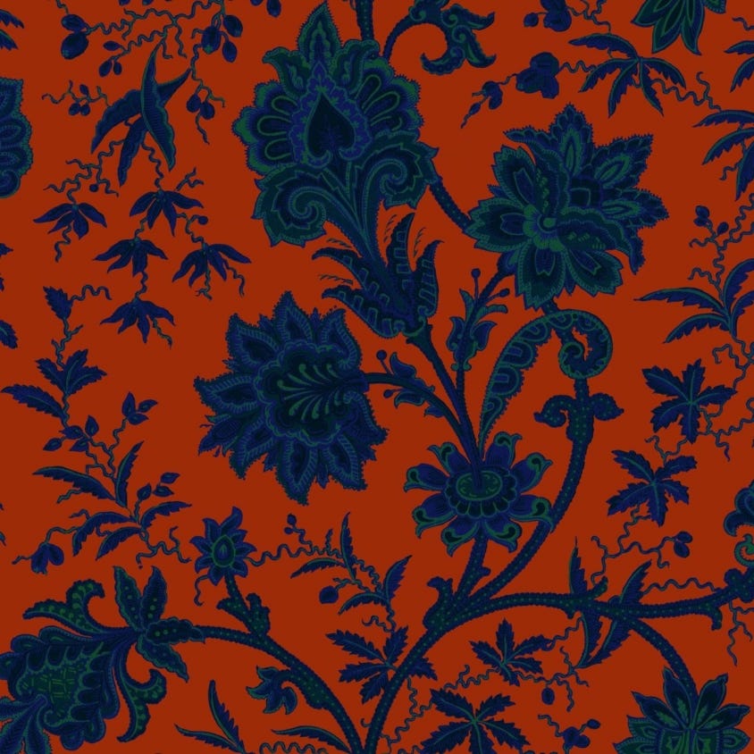 INDIENNE Wallpaper - Red - House of Hackney