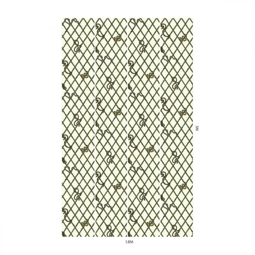 KHASIA Wallpaper - Green - House of Hackney