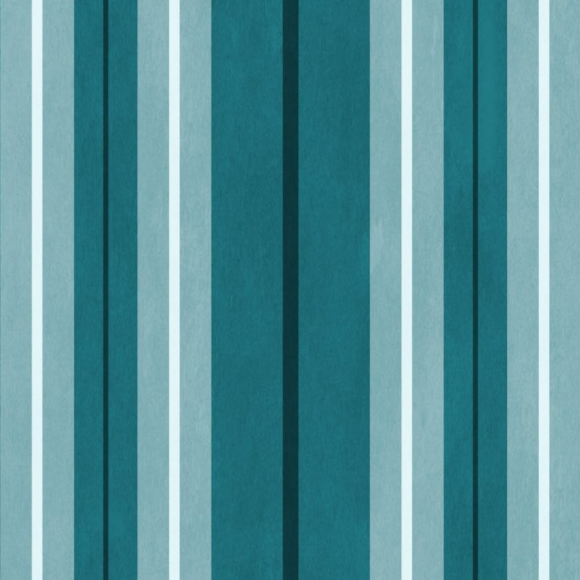 LAURISTON STRIPE Wallpaper - Teal - House of Hackney