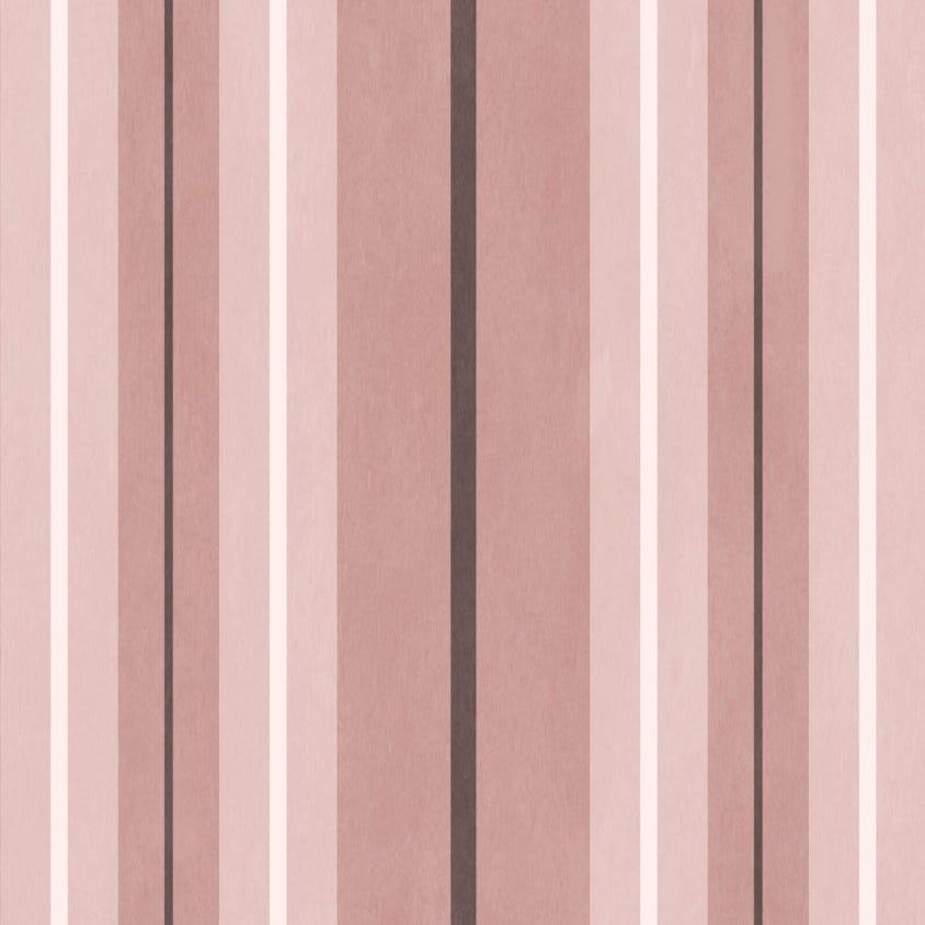 LAURISTON STRIPE Wallpaper - Pink - House of Hackney