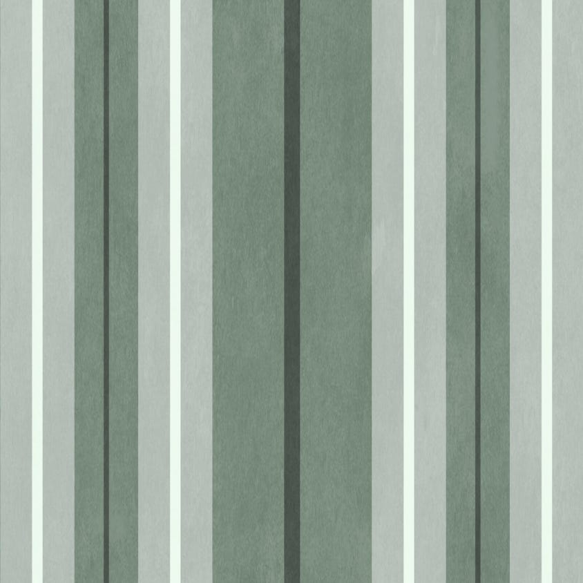 LAURISTON STRIPE Wallpaper - Green - House of Hackney