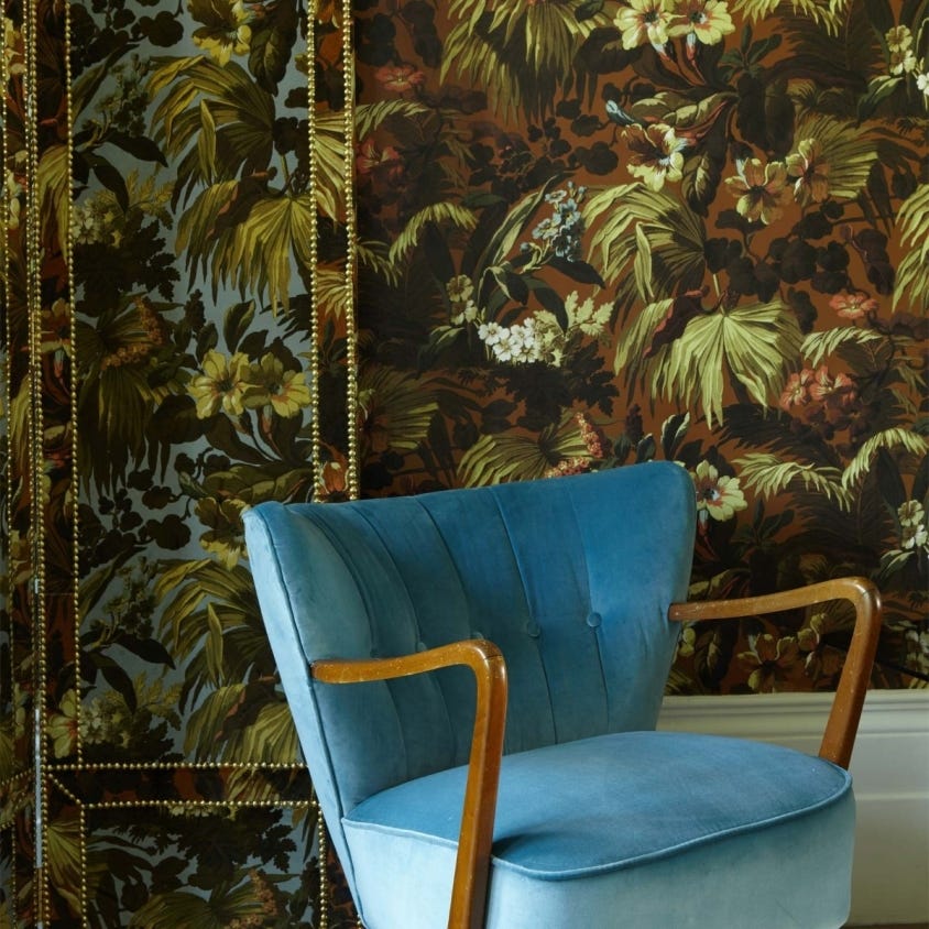 LIMERENCE Wallpaper - Orange - House of Hackney