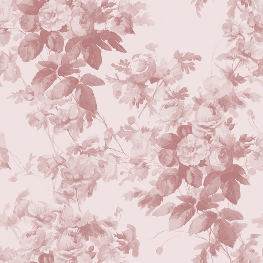 LONDON ROSE Wallpaper - Pink - House of Hackney