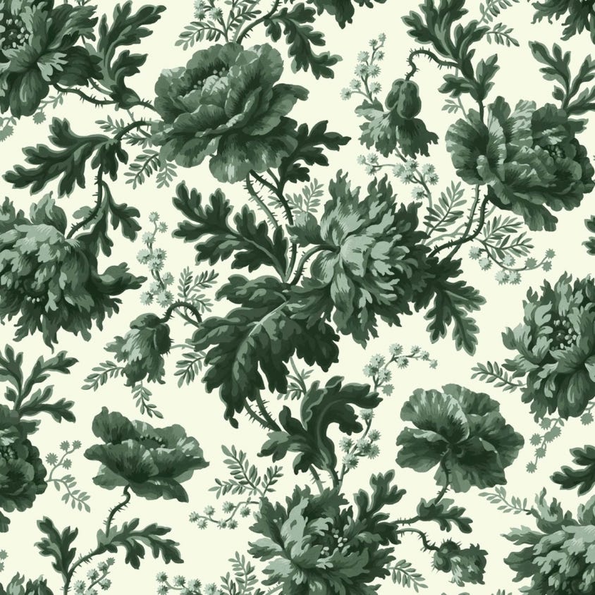 OPIA Wallpaper - Green - House of Hackney