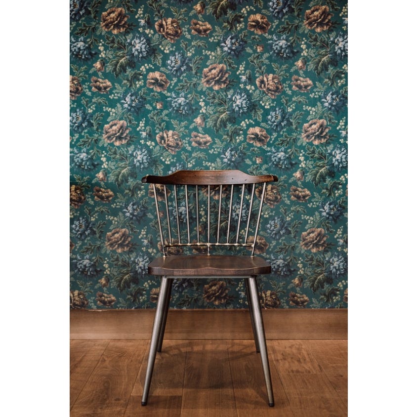 OPIA Wallpaper - Teal - House of Hackney