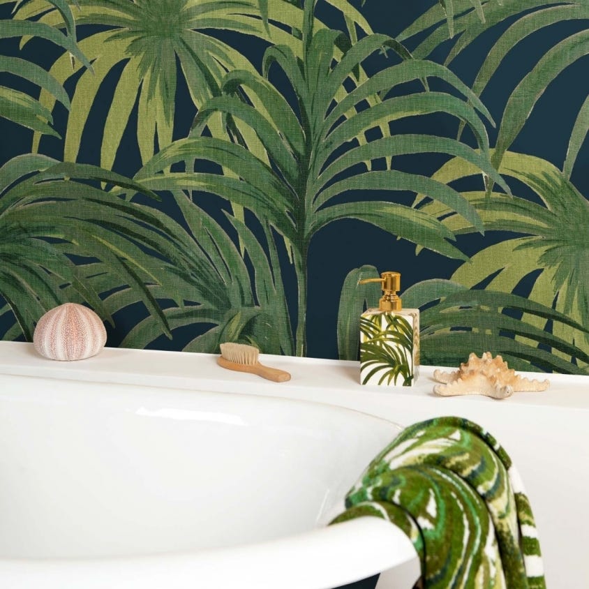 PALMERAL MAGNA Wallpaper - Green - House of Hackney