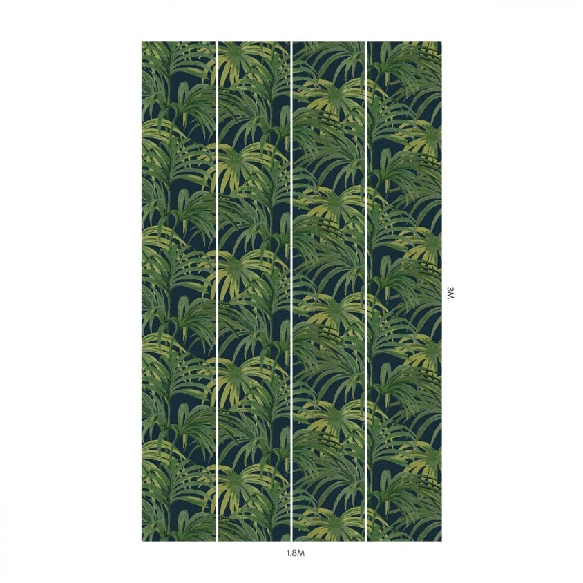 PALMERAL MAGNA Wallpaper - Green - House of Hackney