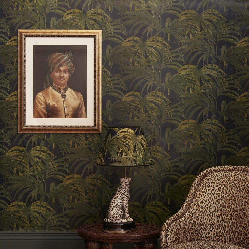 PALMERAL Wallpaper - Green - House of Hackney