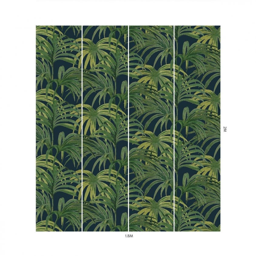 PALMERAL Wallpaper - Green - House of Hackney