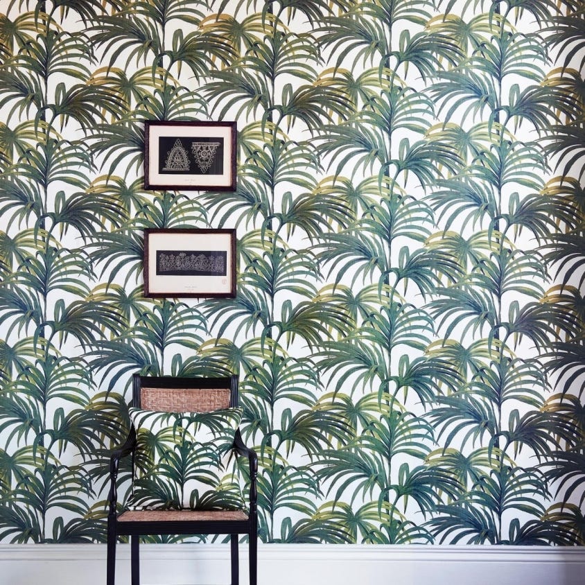 PALMERAL Wallpaper - Green - House of Hackney