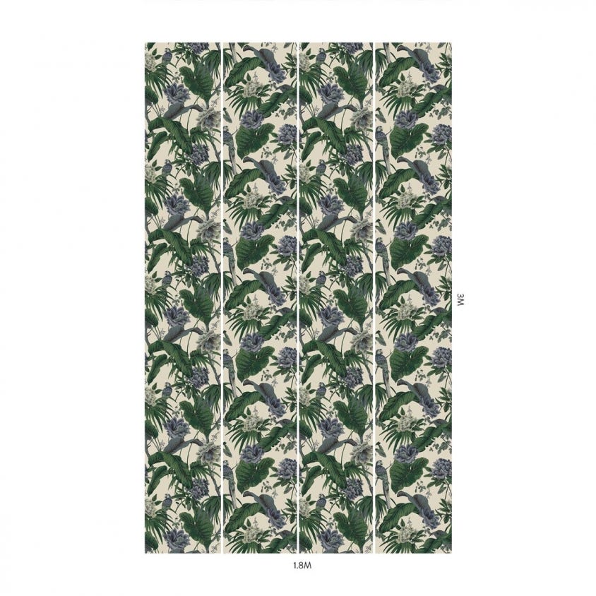 PARADISA Wallpaper - Green - House of Hackney