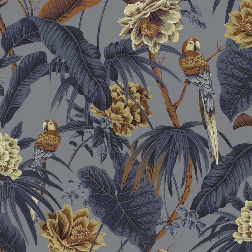 PARADISA Wallpaper - Blue - House of Hackney