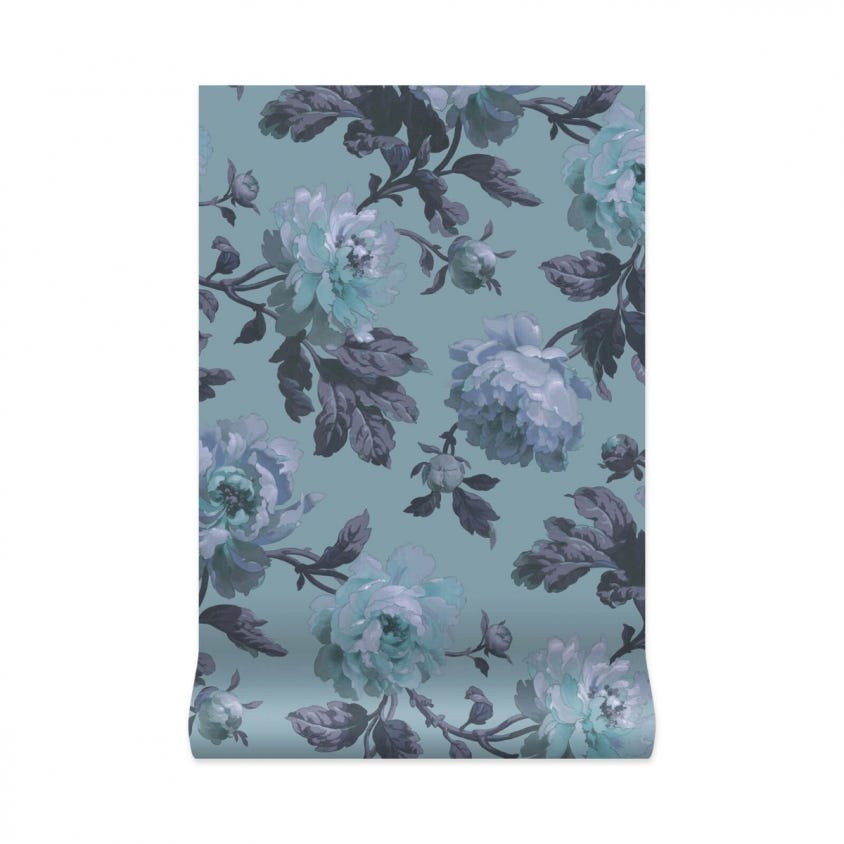 PEONEDEN Wallpaper - Blue - House of Hackney