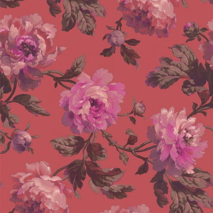 PEONEDEN Wallpaper - Red - House of Hackney