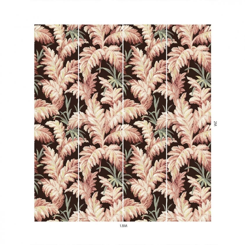 PLUMA Wallpaper - Pink - House of Hackney